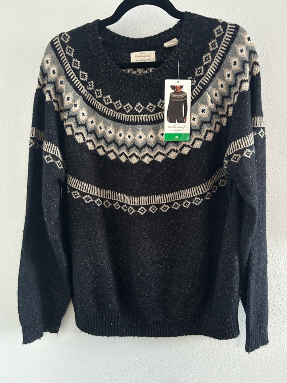 Weatherproof Navy Crewneck Sweater